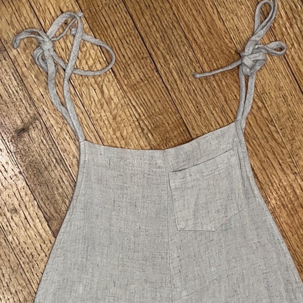 Stillwater Relax fit Linen Blend Some Beachy Overalls - Picture 7 of 17